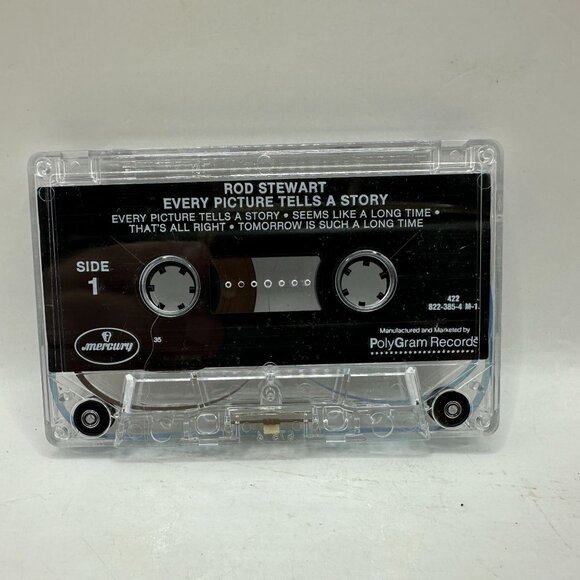 Rod Stewart Every Picture Tells A Story Cassette Tape Album Mercury PolyGram Rec - Picture 4 of 5
